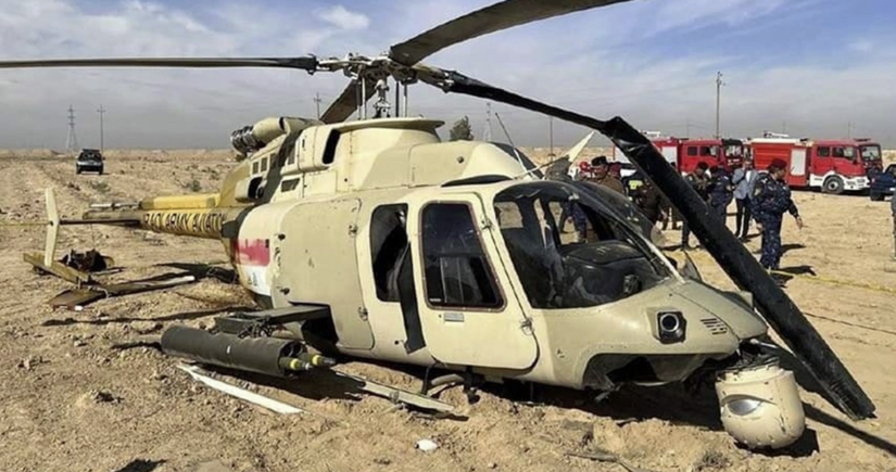 В Ираке во время учебного полета разбился вертолет