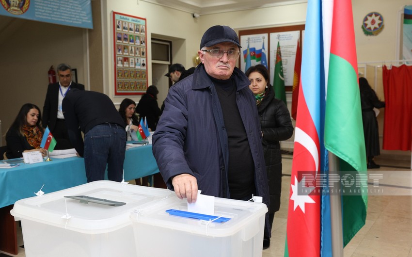 Məntəqələrdə seçici fəallığı müşahidə olunur - FOTOREPORTAJ 