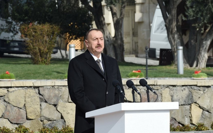 Ilham Aliyev: Flag of Azerbaijan waves today in Lalatapa and Agdara and will wave in Shusha and Khankendi