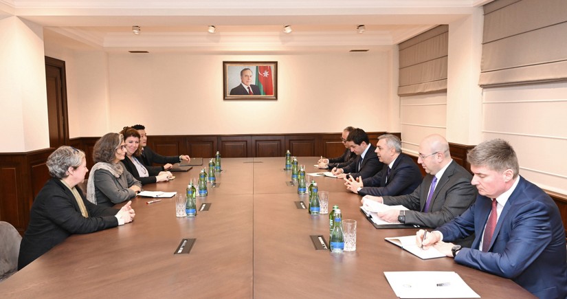 Samir Nuriyev meets with delegation led by UN-Habitat executive director 