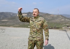 Ильхам Алиев: Мы пришли, подняли свой флаг и изгнали врага с наших земель