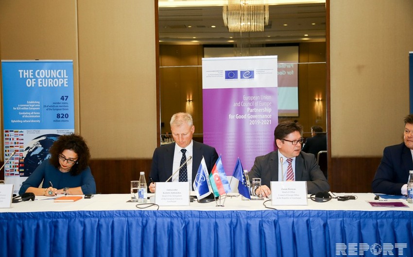 Евросоюз и СЕ реализуют в Азербайджане два проекта на 1,6 млн евро