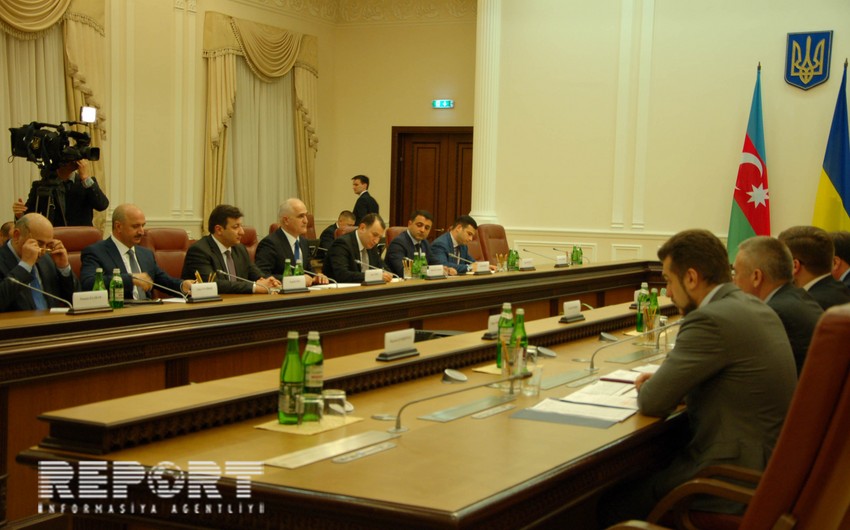 В Киеве состоялась встреча министра экономики Азербайджана и премьер-министра Украины - ФОТО