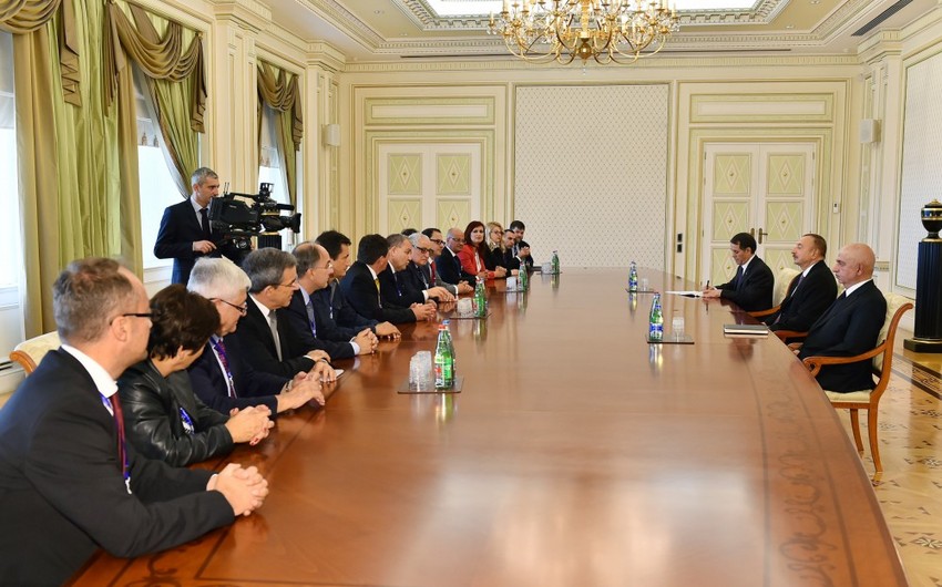 President Ilham Aliyev received European Academy for Elections Observation mission