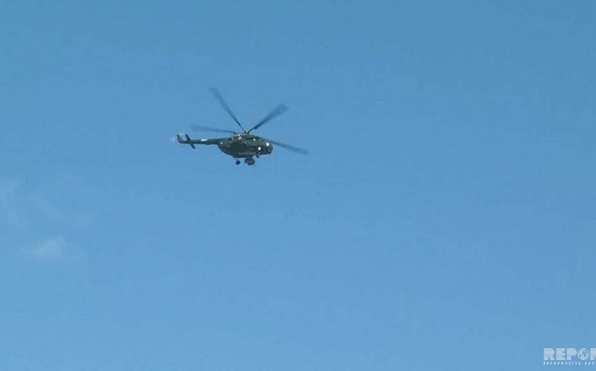 Sumqayıt səmasında uçan helikopterlərdən sakinlər üçün dəvətnamə atılıb - FOTO - VİDEO - YENİLƏNİB