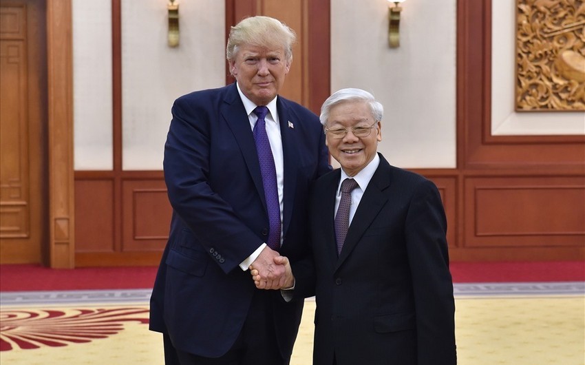 US and Vietnam presidents meet in Hanoi