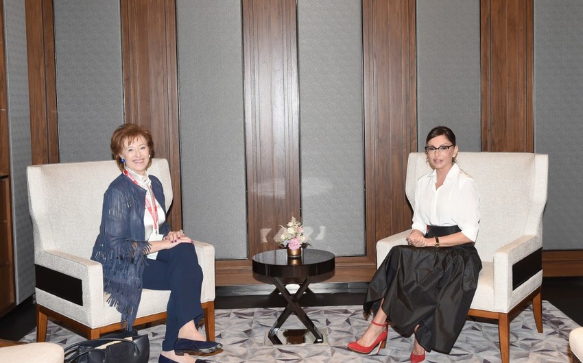 First Lady Mehriban Aliyeva met with Co-Founder and Representative of Community of San Patrignano