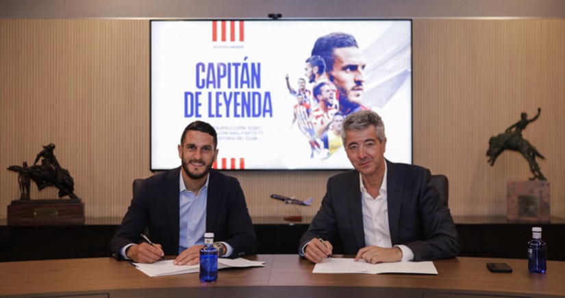 Atletico Madrid captain Koke signs new contract