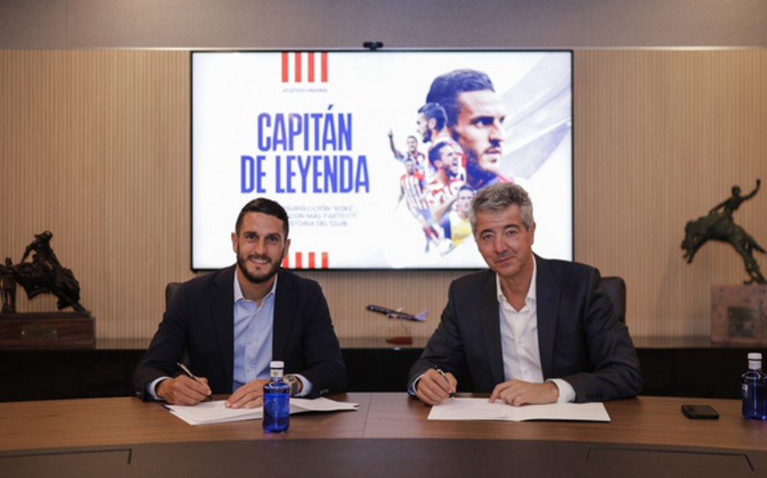 Atletico Madrid captain Koke signs new contract