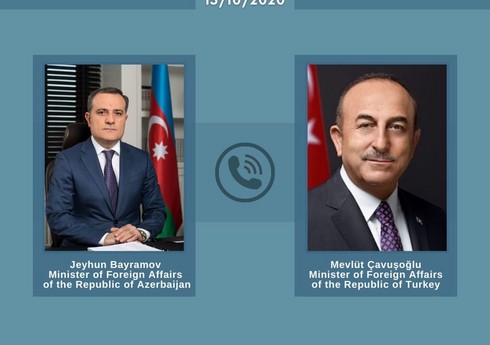 Министры иностранных дел Азербайджана и Турции переговорили по телефону