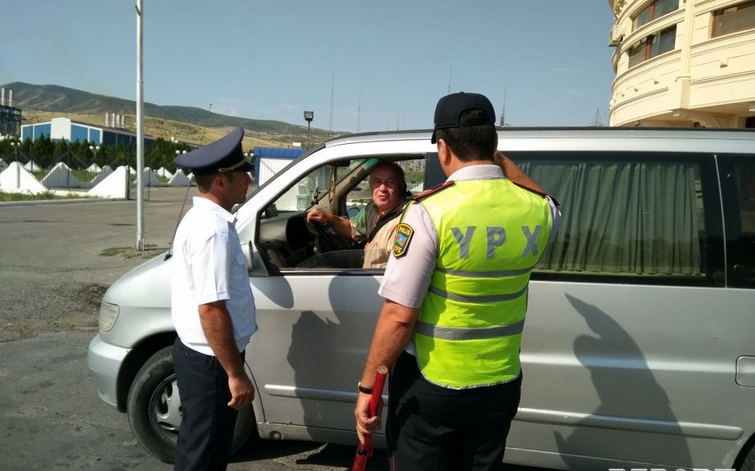 В Шеки проведен рейд, задержано более 70 водителей - ФОТО