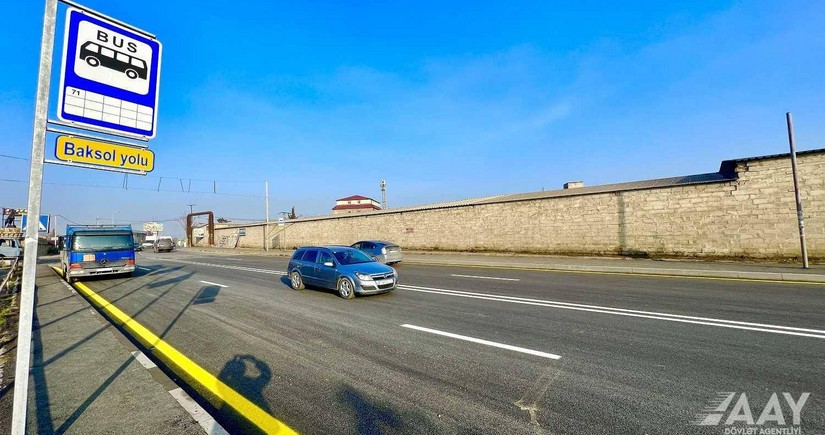 Baksol yolunda nəqliyyatın hərəkəti məhdudlaşdırılacaq
