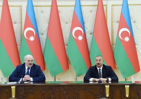 Президенты Азербайджана и Беларуси выступили с заявлениями для печати - ОБНОВЛЕНО