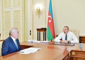 President Ilham Aliyev received chairman of Supreme Assembly of Nakhchivan Autonomous Republic Vasif Talibov