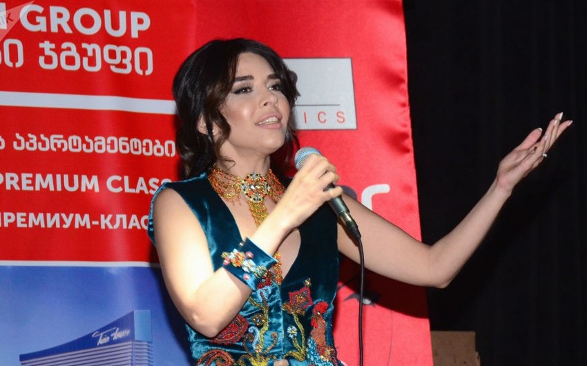 Azerbaijani singer wins song contest in Georgia