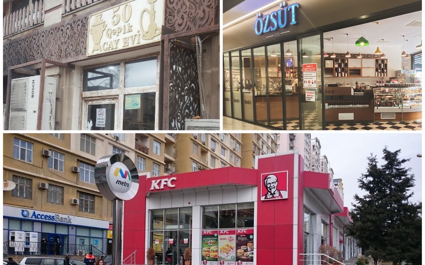 Özsüt, KFC restoranı və 50 qəpik çay evində nöqsanlar aşkarlandı - TAM SİYAHI