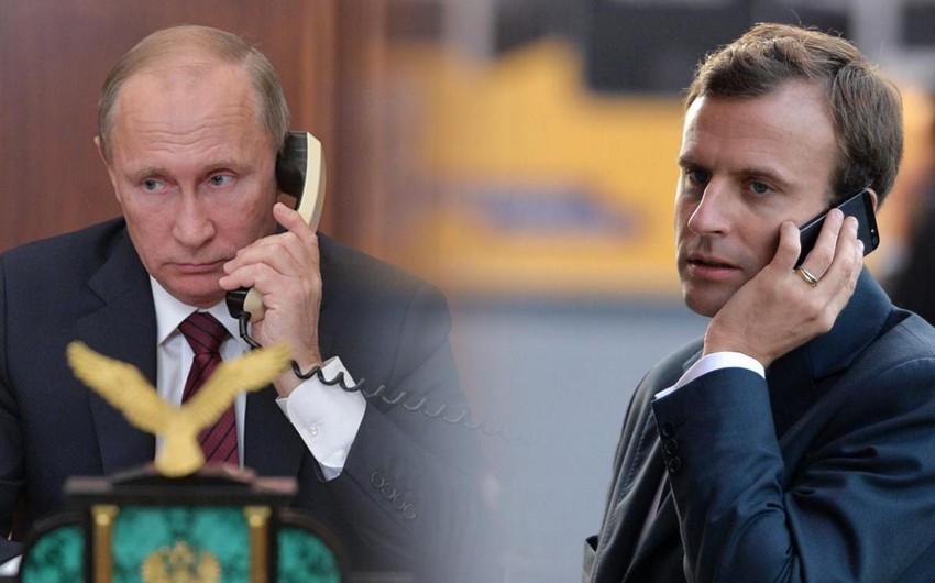 Putin Makronla Qarabağ məsələsini müzakirə edib