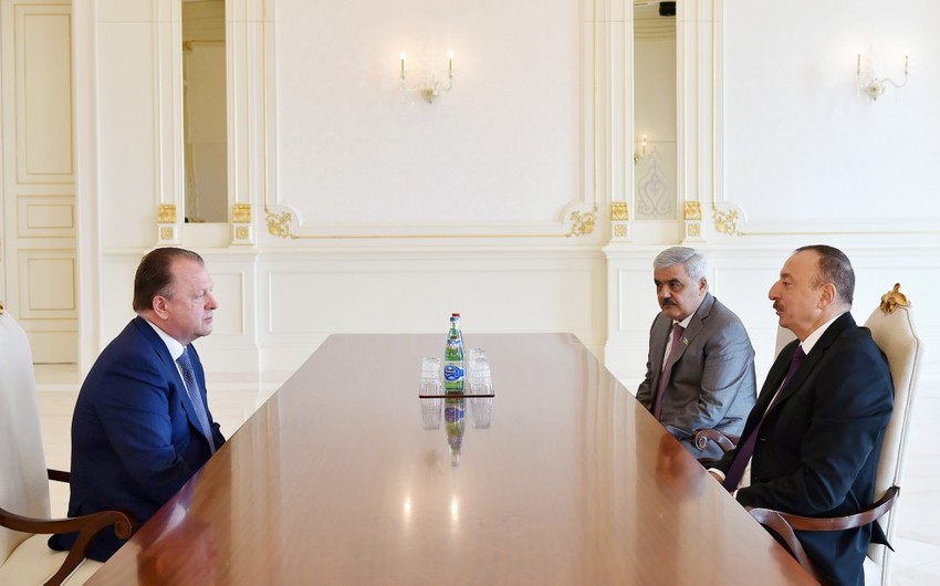 President Ilham Aliyev received President of International Judo Federation