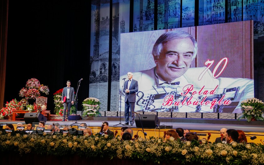 В Баку состоялся концерт, посвященный 70-летнему юбилею Полада Бюльбюльоглу