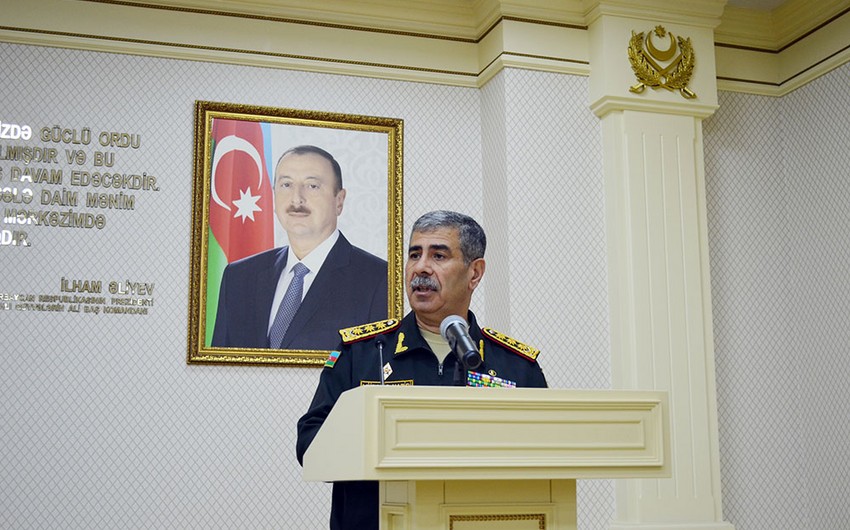 Azerbaijani Defense Minister instructs to keep constant control over areas where Russian peacekeepers stationed