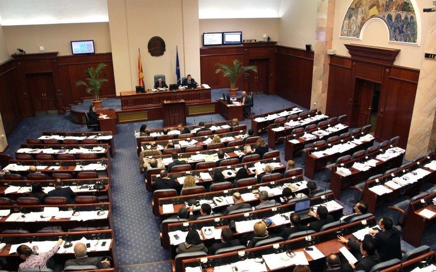 Macedonian parliament ratified name deal with neighboring Greece
