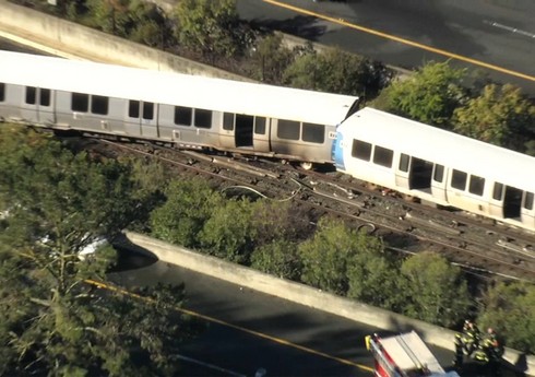 В США из-за возгорания поезда пострадали минимум девять человек