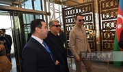 President of FC Barcelona arrives in Baku