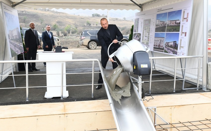 President attends groundbreaking ceremony for Jabrayil Memorial Complex