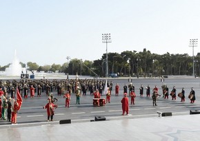Turkish Mehteran Union arrives in Azerbaijan