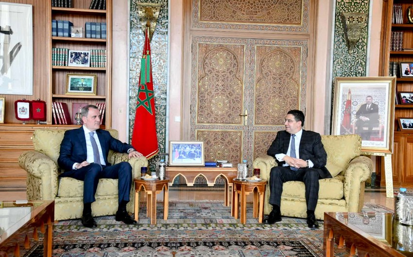 Azerbaijani FM meets with Moroccan counterpart 