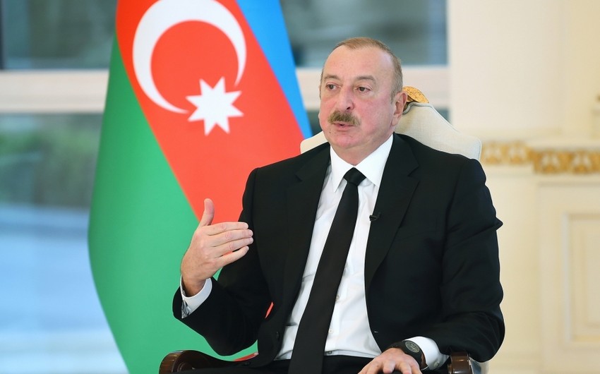 President Ilham Aliyev’s TV interview highlights detention of Azerbaijani journalist in New Caledonia