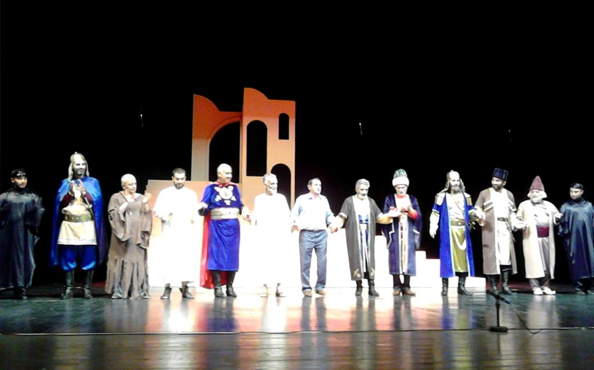 Şəki teatrı Vaqif dramını yeni variantda təqdim edib