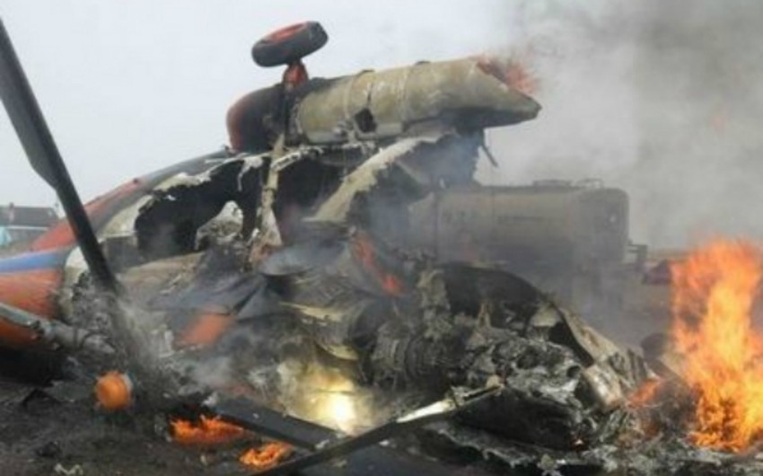 На севере Пакистана разбился вертолет