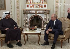 Putin BƏƏ liderinə Ukrayna ilə əsir mübadiləsinin təşkilinə görə təşəkkür edib