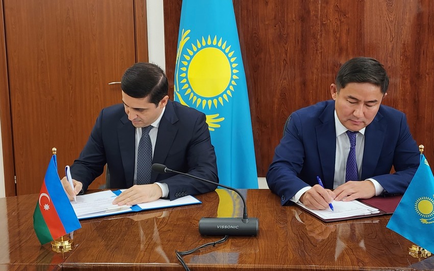 Azerbaijan, Kazakhstan ink MoU in legal sphere