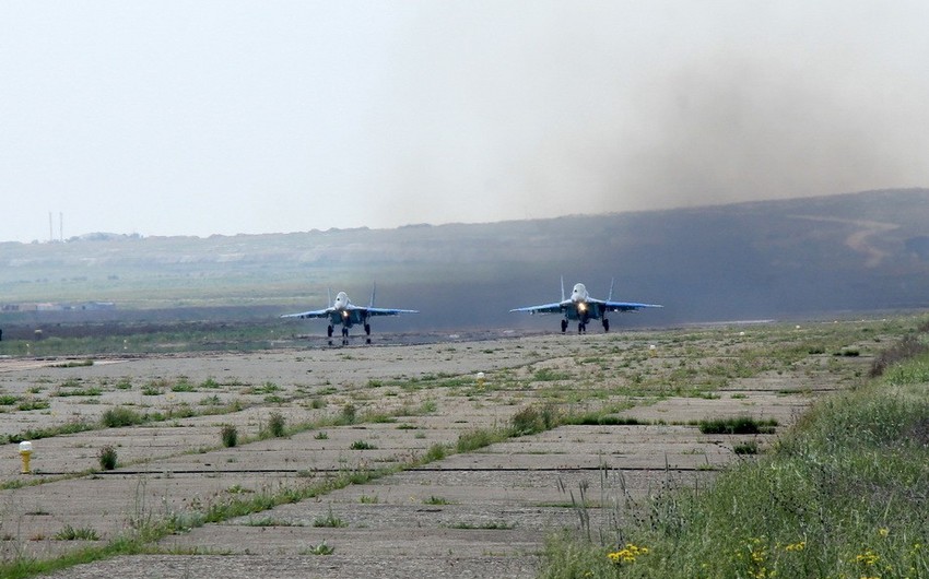 На авиабазе ВВС Азербайджана проведено командно-штабное учение - ВИДЕО