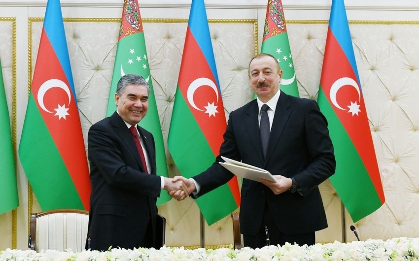 Azərbaycan-Türkmənistan sənədləri imzalandı