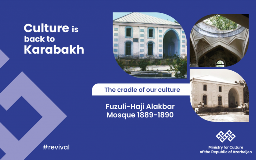 Ministry of Culture: Armenians destroy Haji Alakbar mosque in Fuzuli