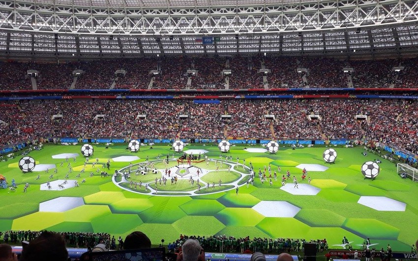 В Москве состоялась торжественная церемония открытия XXI чемпионата мира по футболу