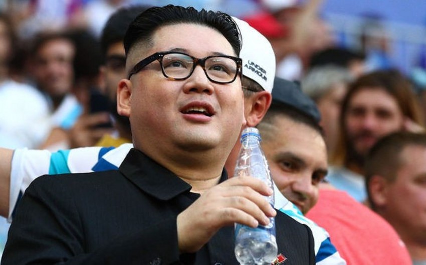 Двойник Ким Чен Ына сорвал овации на матче Россия-Уругвай - ВИДЕО