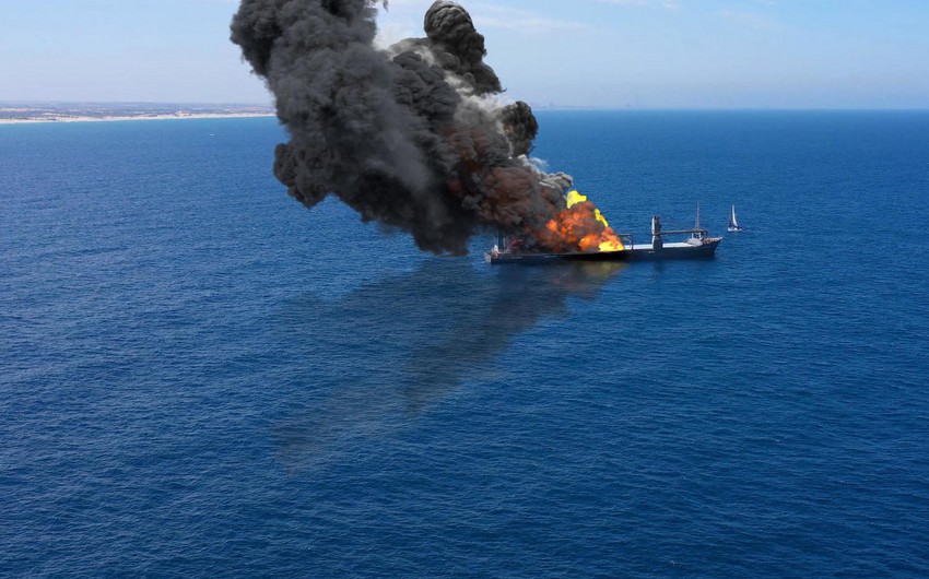 Иранское судно подверглось террористической атаке в Средиземном море