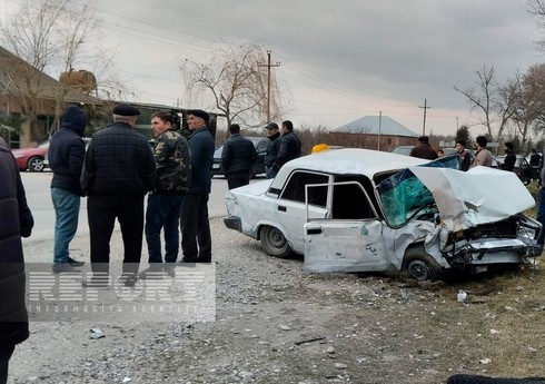 В Хачмазе столкнулись легковые автомобили, пострадали четыре человека