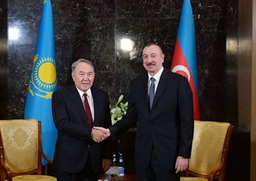 Nursultan Nazarbayev Azərbaycan Prezidentini təbrik edib 