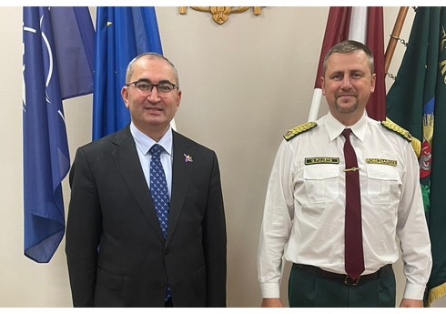 Посол Азербайджана встретился с начальником Государственной пограничной охраны Латвии