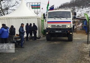 На дороге Ханкенди-Лачын созданы условия для беспрепятственного проезда автомобилей РМК
