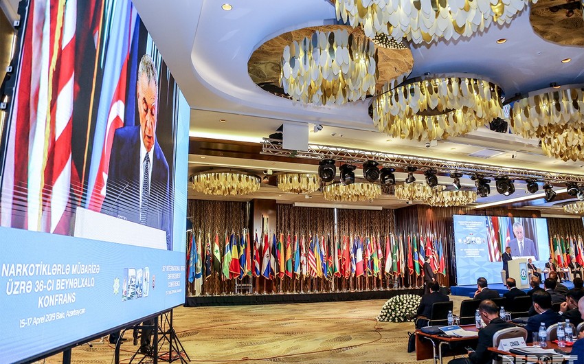 В Баку проходит XXXVI Международная конференция по борьбе с наркотиками