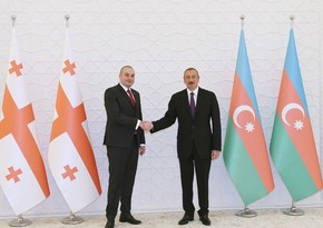 President Ilham Aliyev meets with PM of Georgia