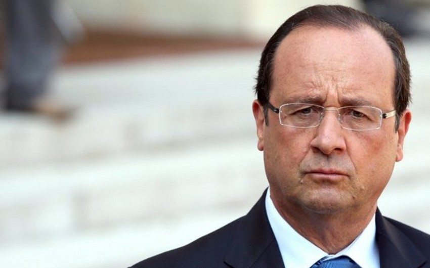 French President arrives at the scene of hostages taking