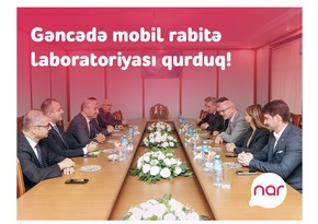 “Nar” Gəncədə tələbələr üçün mobil rabitə laboratoriyası təsis etdi