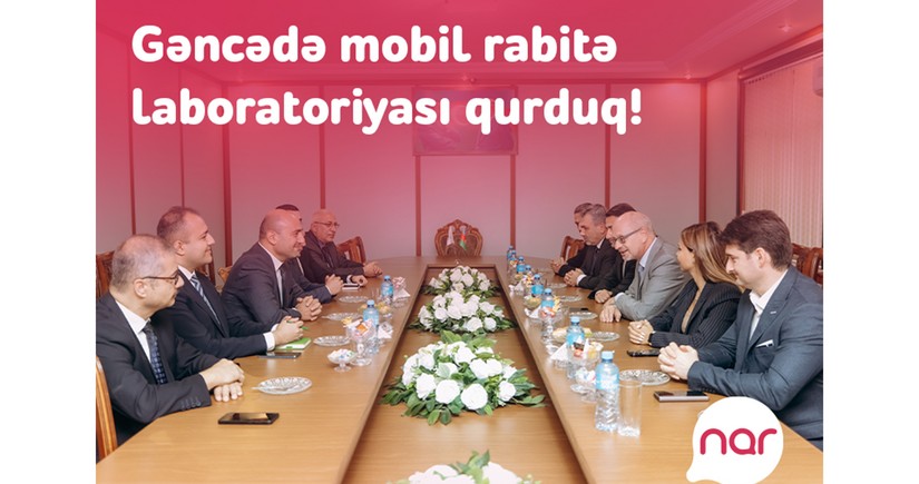 “Nar” Gəncədə tələbələr üçün mobil rabitə laboratoriyası təsis etdi